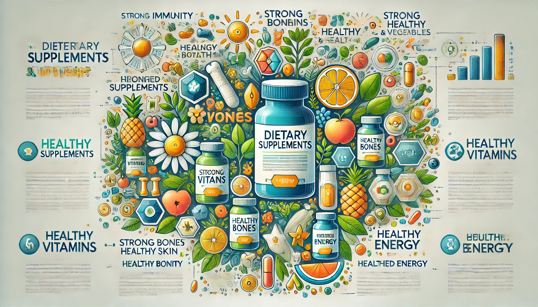 اهمیت مصرف مکمل‌های غذایی و ویتامین‌ها