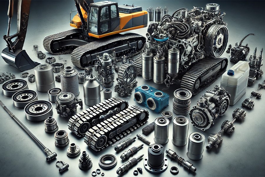 تفاوت قطعات اصلی و تقلبی در بیل مکانیکی کوماتسو