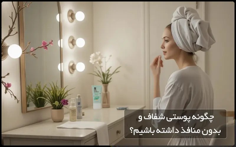 چگونه پوستی سالم و شفاف و بدون منافذ داشته باشیم؟