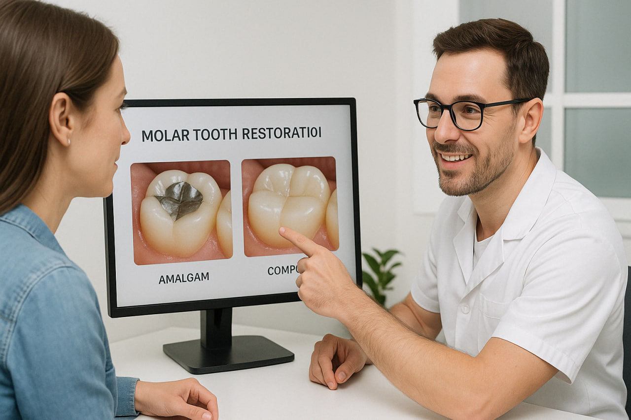 ​آیا دندان آسیاب را می‌توان با کامپوزیت ترمیم کرد؟​