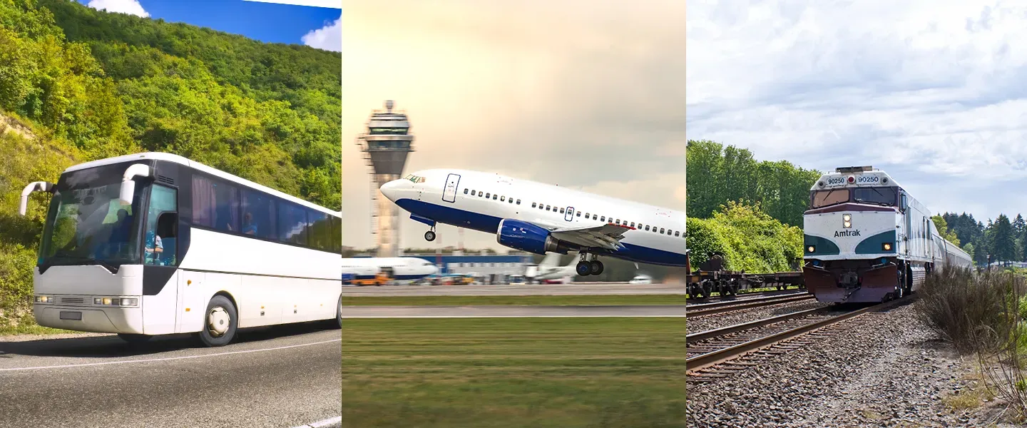 اتوبوس، قطار یا هواپیما؟ مقایسه سفرهای داخلی