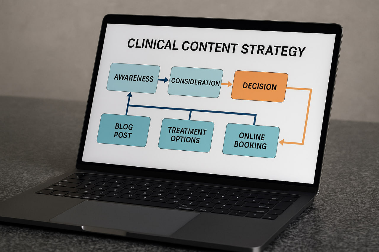 نقشه‌ی محتوای کلینیکی در سئو؛ تجربه‌ی عملیِ سید احسان خسروی