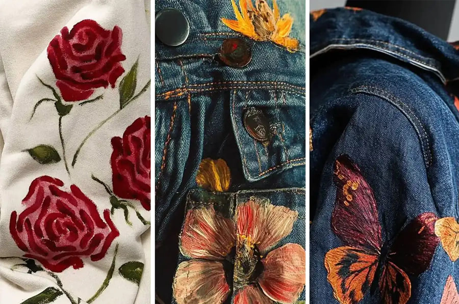 رنگ مناسب نقاشی روی پارچه چیست؟ معرفی بهترین رنگ‌ها و روش استفاده