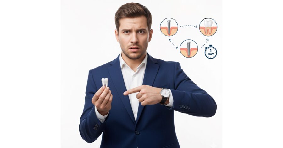 ایمپلنت فوری | جایگزینی سریع و مطمئن دندان از دست رفته در یک روز