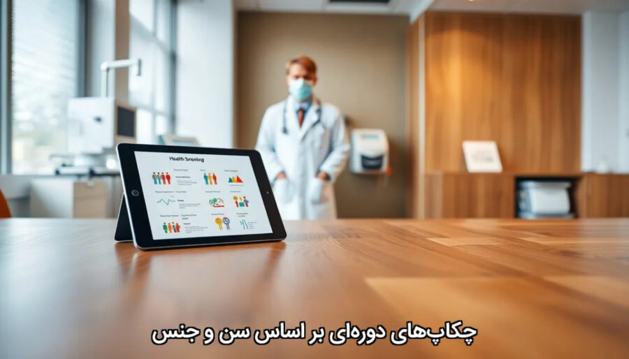 چکاپ‌های دوره‌ای بر اساس سن و جنس