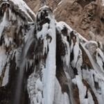 آبشار مارگون یخ زد