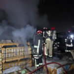 آتش‌سوزی سنگین در کارگاه نجاری قلعه‌میر بدون تلفات جانی مهار شد