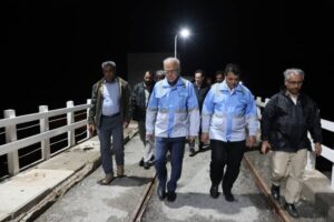 استاندار هرمزگان از سد استقلال میناب بازدید کرد