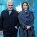 استایل اروپایی مهدی هاشمی و همسر جوانش در یک مراسم+ عکس