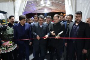 افتتاح ستاد جهادی درمان و مدیریت بحران شرکت مس در گلزار شهدای کرمان