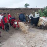 امدادرسانی به ۷۰۰ خانوار آسیب‌دیده از بارندگی و آبگرفتگی در میناب