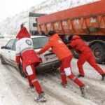 امداد‌رسانی هلال‌احمر به بیش از ۶ هزار نفر در برف و سیلاب/ اسکان اضطراری هزار حادثه‌دیدگان