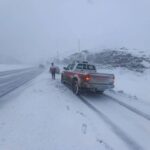 امدادرسانی هلال‌احمر کردستان به ۱۰۰حادثه دیده برف و یخبندان در جاده‌ها