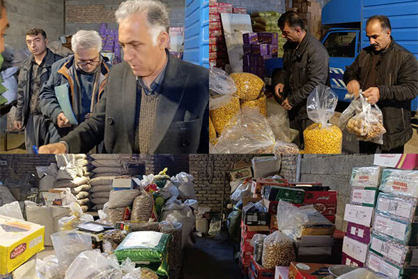 انبار غیرمجاز نگهداری و توزیع خشکبار در کرمانشاه کشف شد