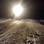 انسداد محور خمین – الیگودرز به دلیل کولاک شدید؛ تردد ممنوع شد