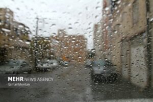 باراش شدید باران در سیریک