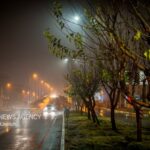 بارش باران پاییزی در روستای «زیبد» شهرستان گناباد