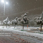 بارش برف در محور بجنورد به اسفراین