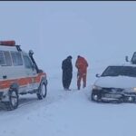 بارش برف شدید و کولاک در درگز