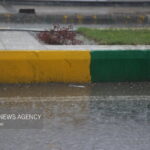بارش شدید باران همراه با تگرگ در برنطین رودان