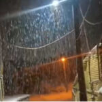 بارش شدید شبانه برف در تکاب