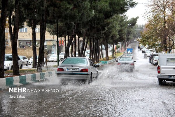بارندگی‌های رگباری در غرب مازندران
