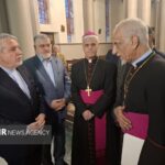 بازدید استاندار تهران از کلیسای سنت ژوزف و تبریک سال نو به مسیحیان