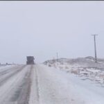 برف و کولاک شدید جاده آشتیان_ورسان