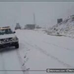 برف‌روبی گردنه‌ «گله مویه» الیگودرز