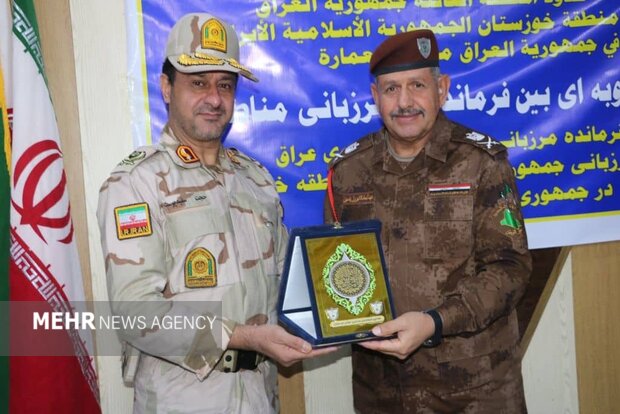 تأکید مرزبانان ایران و عراق بر توسعه تعاملات و امنیت مشترک مرزی