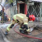 حریق مغازه تعمیرات استارت در مشهد مهار شد 