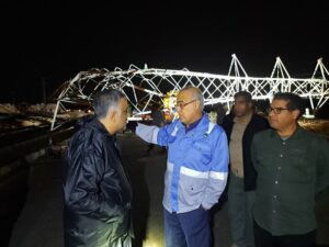 حضور استاندار هرمزگان در قشم؛ تلاش برای پایداری برق جزیره ادامه دارد