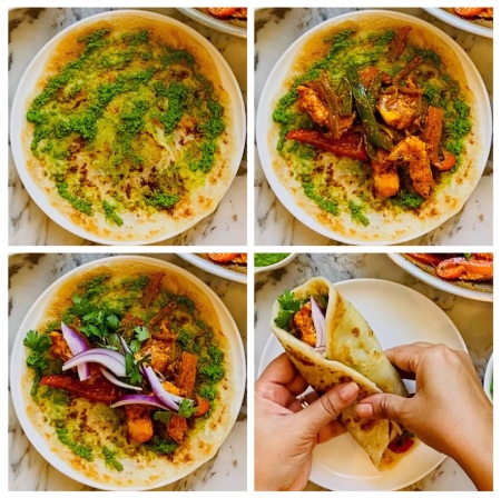 روش های پخت رول های کاتی مرغ