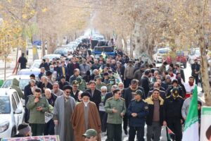 راهپیمایی باشکوه یوم‌الله نهم دی در نطنز