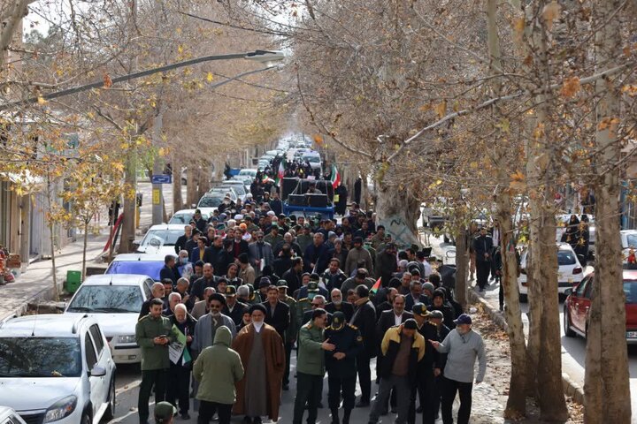 راهپیمایی باشکوه یوم‌الله نهم دی در نطنز