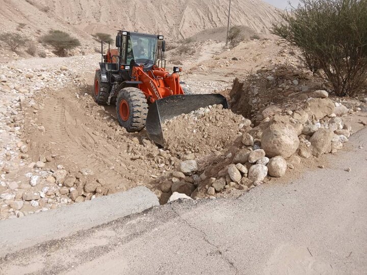 رفع آب‌بردگی محور بندر لنگه_لمزان