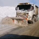 عملیات برف‌روبی در محور پونل - خلخال