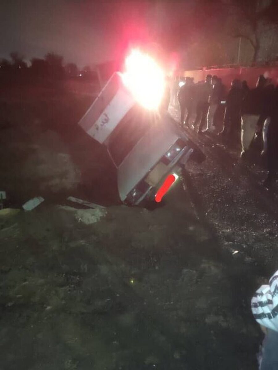 فرونشست در ولیعصر/ حال مصدومان خوب است؟