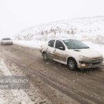 لغزندگی محورهای کوهستانی کاشان و لزوم استفاده از زنجیر چرخ