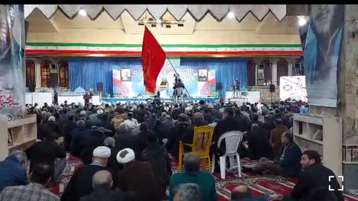 مراسم بزرگداشت حماسه ۹ دی در ساری