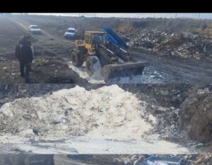 معدوم سازی ۱۷۲۰ کیلوگرم آرد غیربهداشتی در پارس آباد