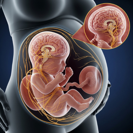 نقش مغز جنین در زایمان