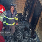 مهار آتش‌سوزی منزل مسکونی در مسکن مهر جاسک