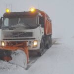 نمک پاشی گردنه نقره کمر در محور تفرش - فراهان