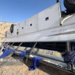 واژگونی اتوبوس در محور یاسوج-سمیرم؛ ۳ کشته و ۱۳ مصدوم