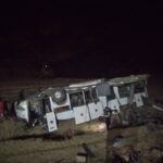 واژگونی اتوبوس مسافربری در مسیر سمیرم به یاسوج/ تعداد کشته‌ها و مصدومان اعلام شد