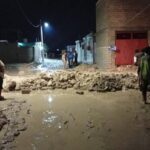 وضعیت روستای متأثر از سیلاب «طولا» در جزیره قشم