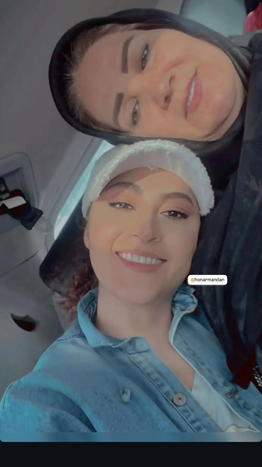 ژست احساسی مریم مومن با لبخند خاص