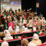 کودکان اردبیلی پرتاب همزمان سه ماهواره ایرانی را جشن گرفتند