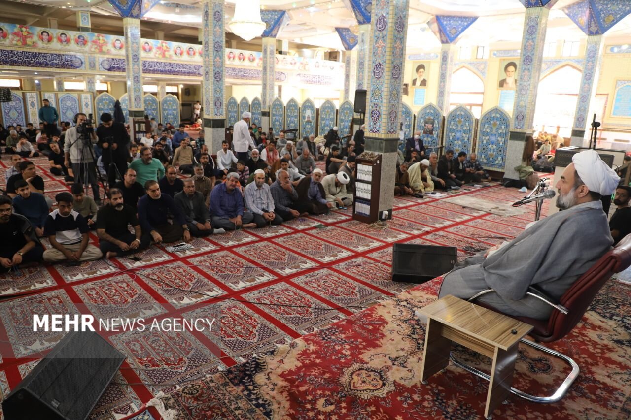 آیین افتتاحیه اعتکاف مسجد جامع زاهدان با حضور ۴۵۰ معتکف برگزار شد